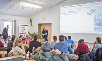 Deutsches Know-how für den spanischen Stuckateursnachwuchs – Schwenk Putztechnik gibt neue Impulse für den Fassadenbau