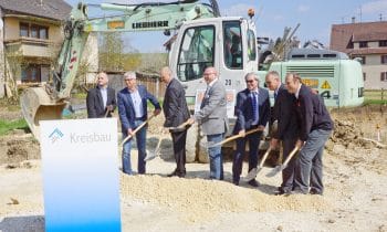 Sozialer Wohnraum mit Zukunftsperspektive – Mit dem Projekt in Dischingen baut die Kreisbau schon die dritte Unterkunft für Asylbewerber im Landkreis