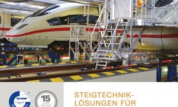 Steigtechnik-Lösungen für Schienenfahrzeuge Nr. 6 – Günzburger Steigtechnik stellt neues Branchen-Kompendium vor