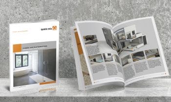 quick-mix: Ausgezeichnete Kommunikation mit Planern – Kompetenzbroschüre „Fliesen- und Plattensysteme: Grundlagen und Planung“ erhält bba-Siegel