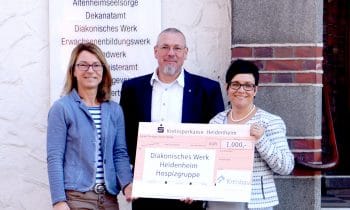 Kreisbau: 1.000 Euro für die Hospizgruppe Heidenheim