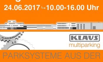 KLAUS Multiparking 4.0 – Das Fest – Tag der offenen Tür am 24. Juni: Parksysteme aus der SmartFactory 4.0