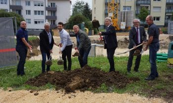 Neuer Wohnraum für Jung und Alt in Nattheim – Spatenstich: Kreisbaugesellschaft Heidenheim investiert  fast 2,8 Millionen Euro und baut 14 neue Mietwohnungen