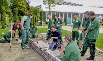 GaLaBau-Azubis auf der Landesgartenschau in Bad Iburg – Lehrbaustelle von tubag komplett ausgebucht