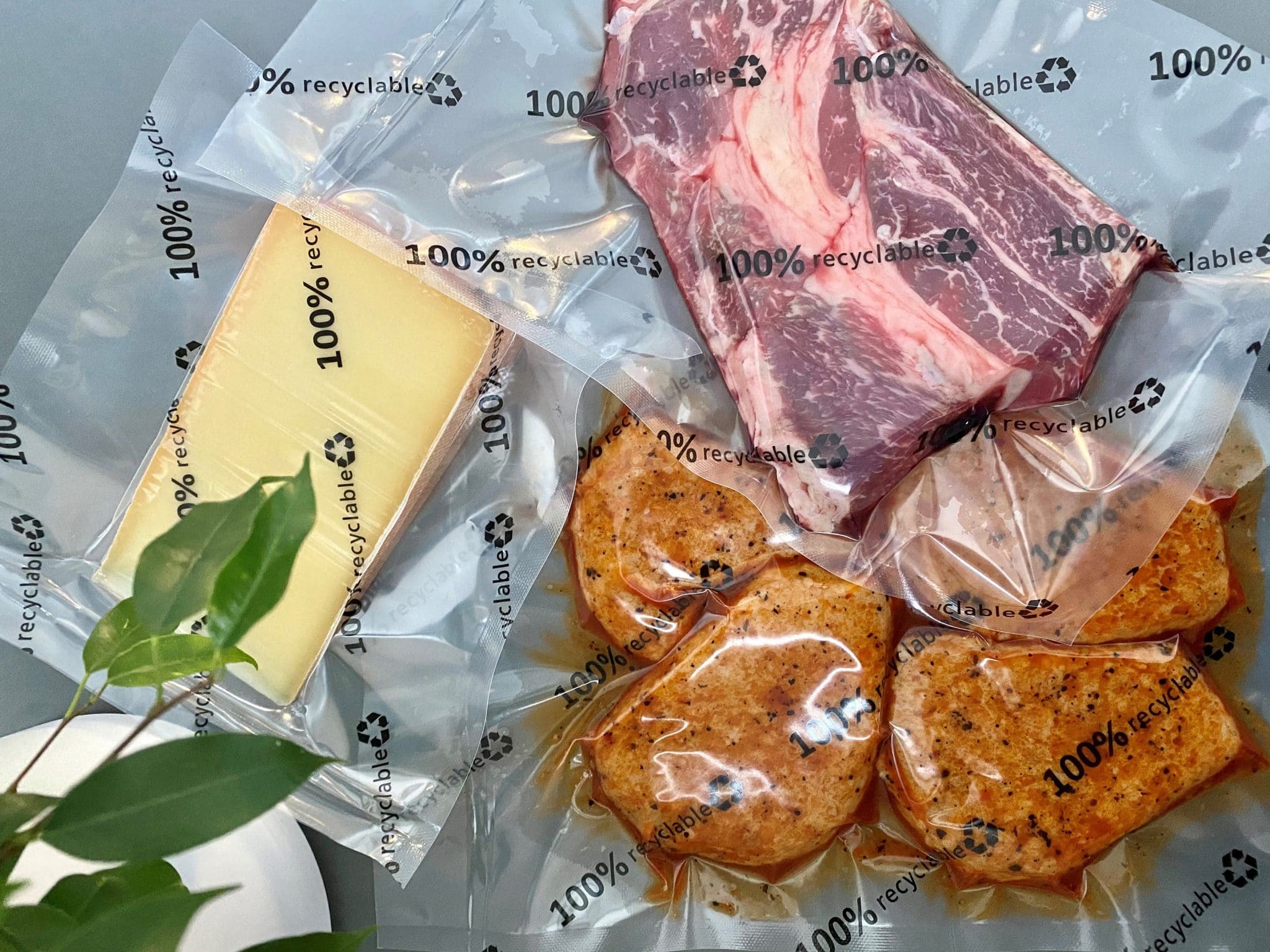 Silberne Kartonböden 170x235mm - 25 Stück Für Vakuumverpackung Von Lebensmitteln