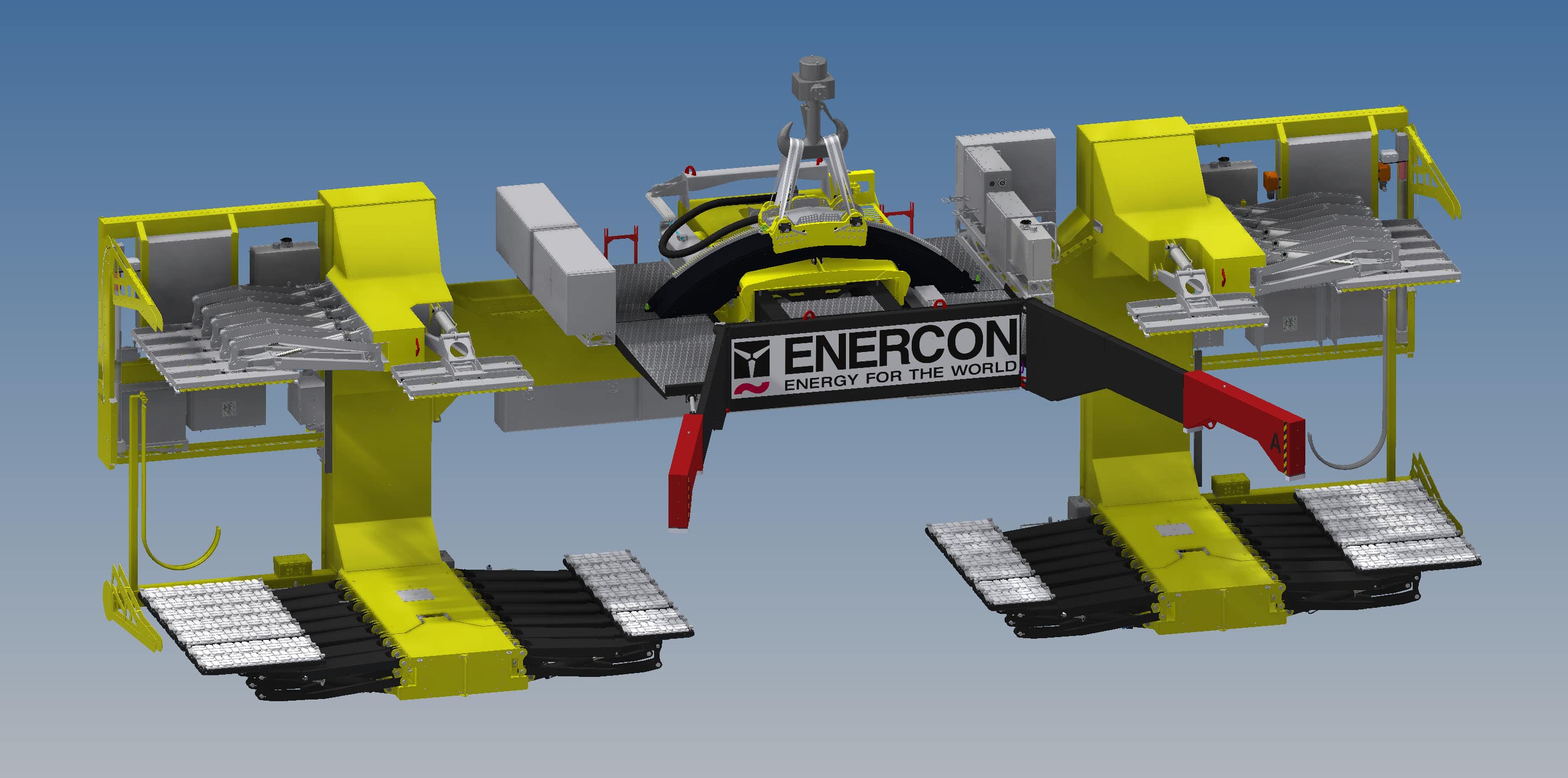 ematec is developing for Enercon the world's first rotor blade yoke that can handle blades weighing up to 50 tons. Photo: ematec