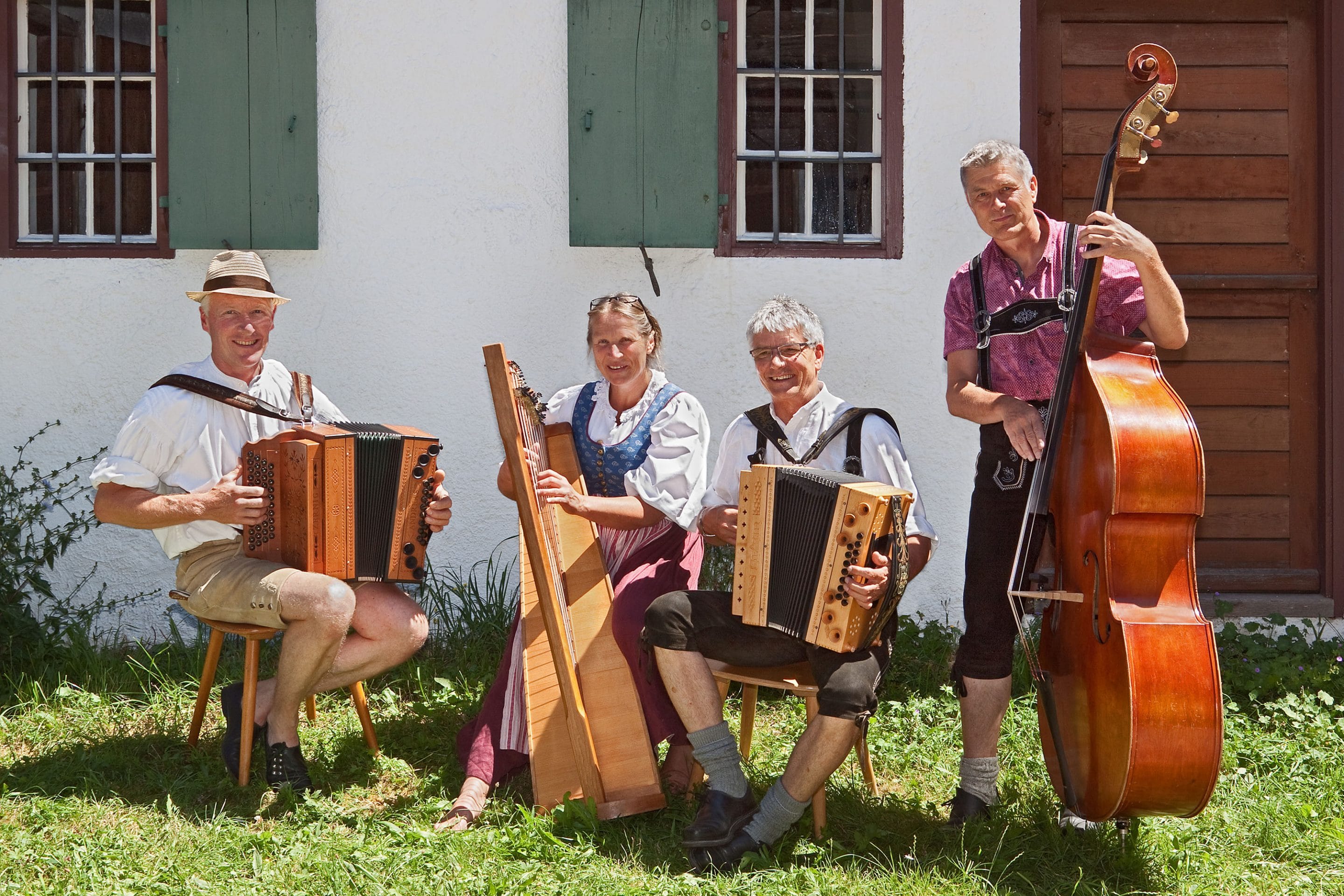 Auch die „Schelsanger Ziachmusi“ ist beim Tag der Volksmusik dabei. Foto: Tanja Kutter/Bauernhofmuseum