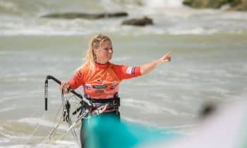 Platz fünf für Susanne Schwarztrauber bei Kitesurf-Weltcup in Marokko
