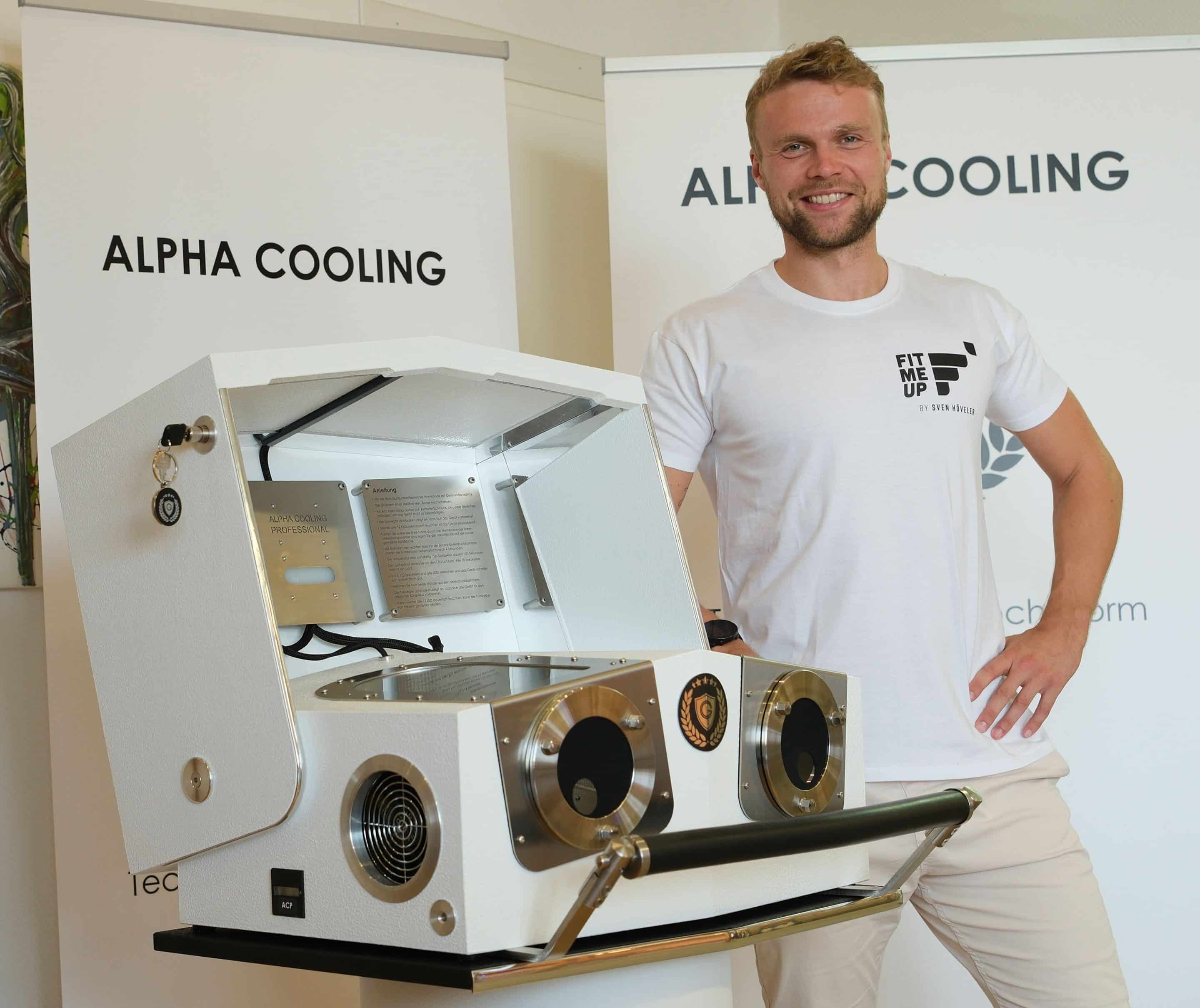 Setzt auf Alpha Cooling: Personal-, Ernährungs- und Fitnesstrainer Sven Höveler aus Beckum. Foto: Ingo Jensen/Alpha Cooling