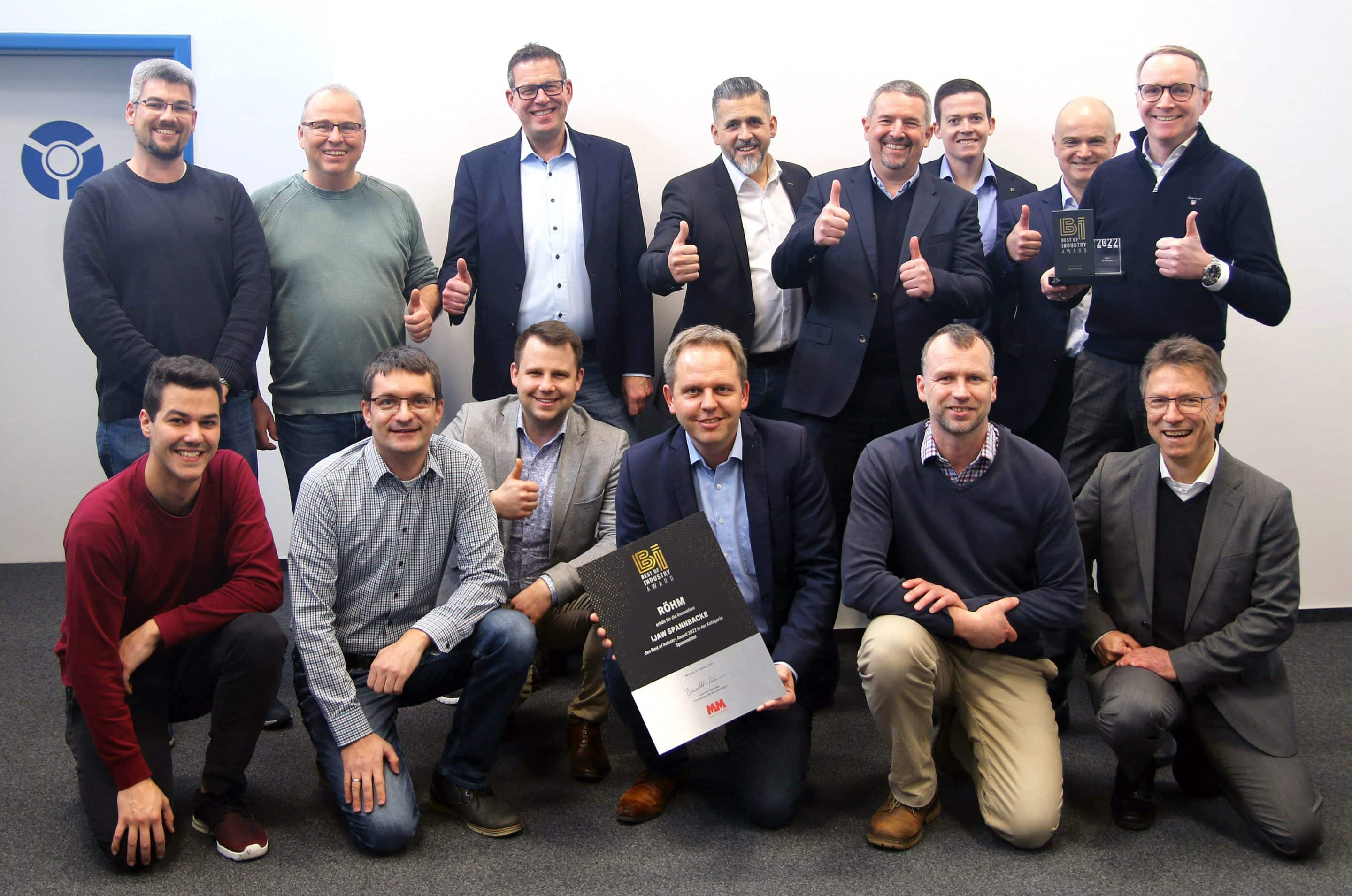 Das iJaw Team freut sich riesig über die Auszeichnung mit dem „Best of Industry“ Award. Foto: Röhm