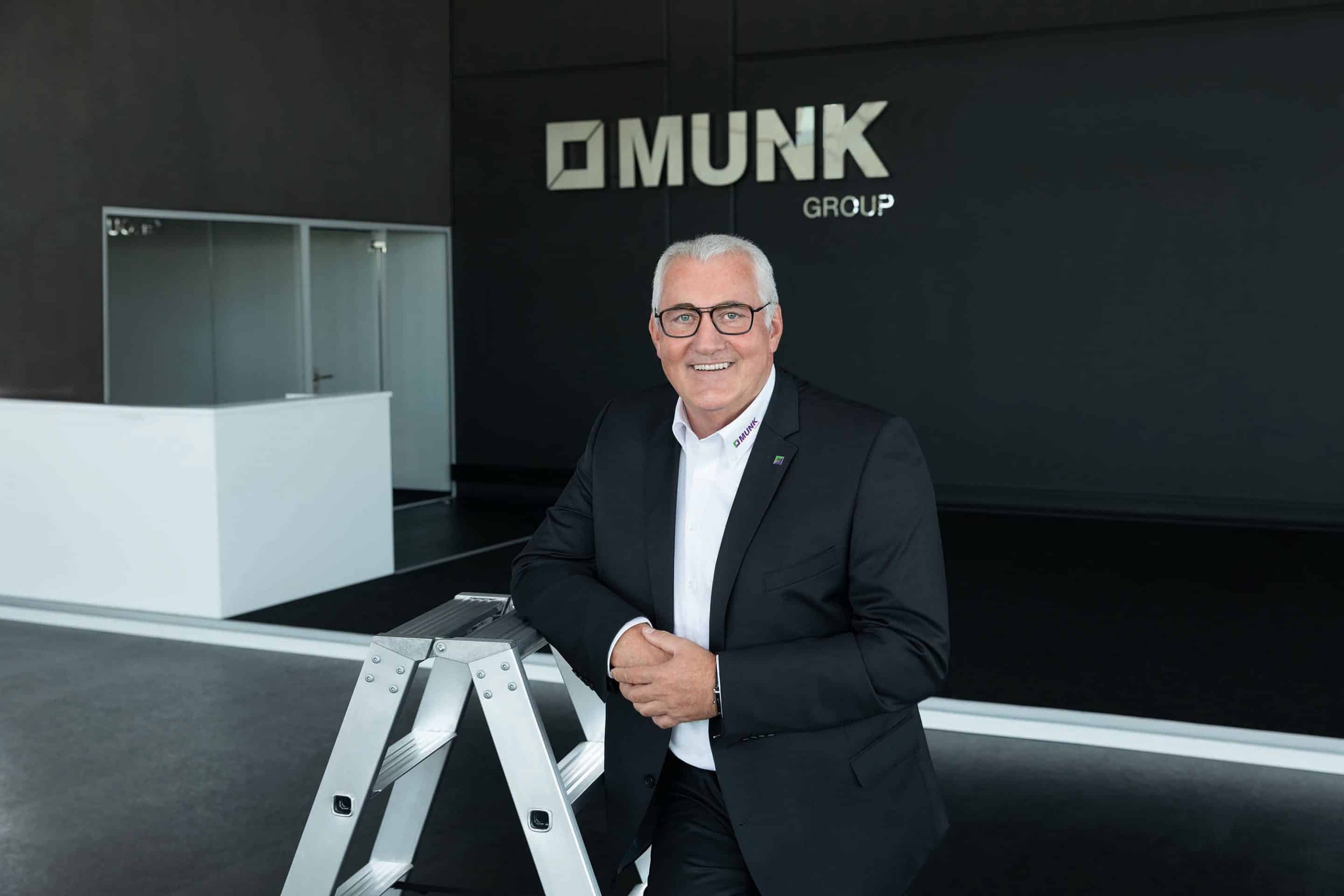 Ferdinand Munk, Inhaber und Geschäftsführer der Munk Group, freut sich über ein erfolgreiches Geschäftsjahr 2022. Foto: Munk Group