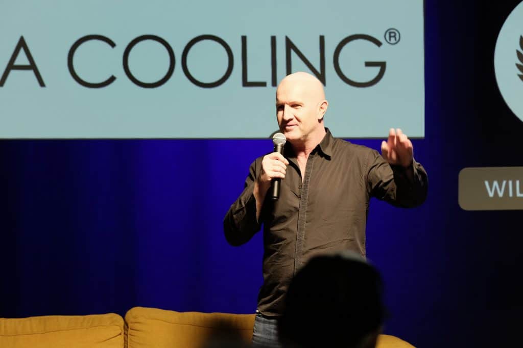 Der Entwickler von Alpha Cooling Professional, Markus Deussl, ist ein gefragter Studiogast. Foto: Ingo Jensen/Alpha Cooling