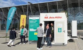 Energy Unit von Alois Müller ist der Blickfang auf der IFH Intherm in Nürnberg