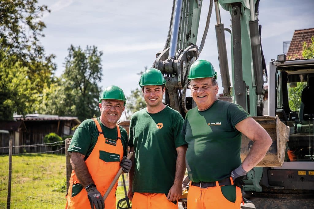 Gute Stimmung bei der Arbeit: Max Wild legt viel Wert auf ein gutes Betriebsklima und ein respektvolles Miteinander. Foto: Max Wild