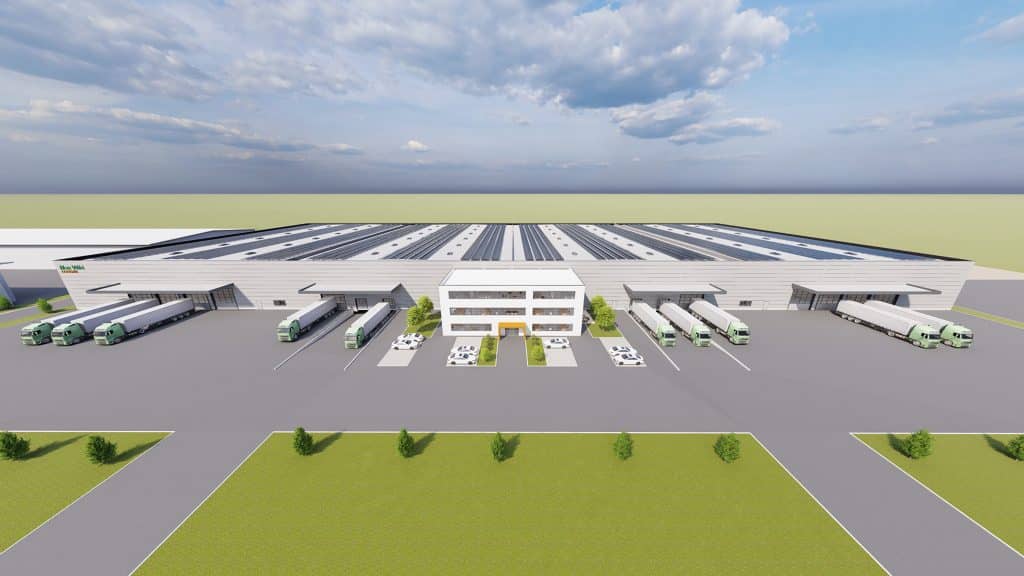 Die Fertigstellung des neuen Logistikcampus ist für Oktober geplant. Foto: Max Wild