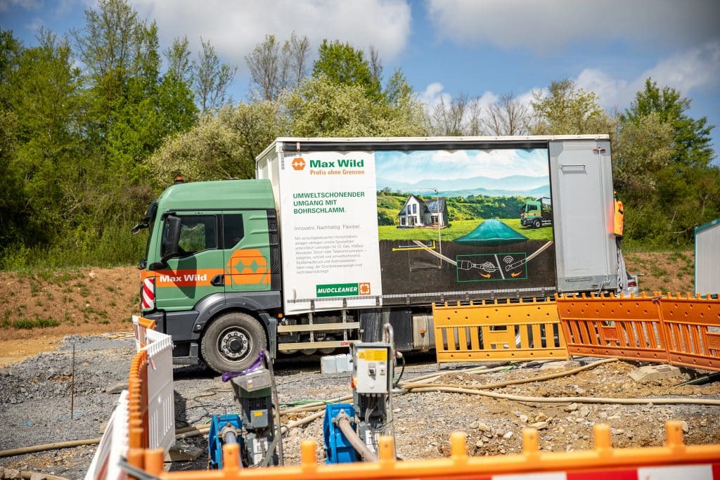 Der Mudcleaner Truck ist die Recycling-Lösung für HDD-Projekte und Geothermiebohrungen. Foto: Max Wild