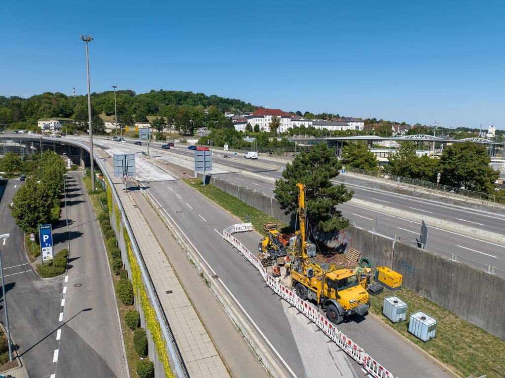 Die ersten Rückbauarbeiten an der Wallstraßenbrücke starten im Dezember 2025. Foto: Thomas Wimmer/Stadt Ulm
