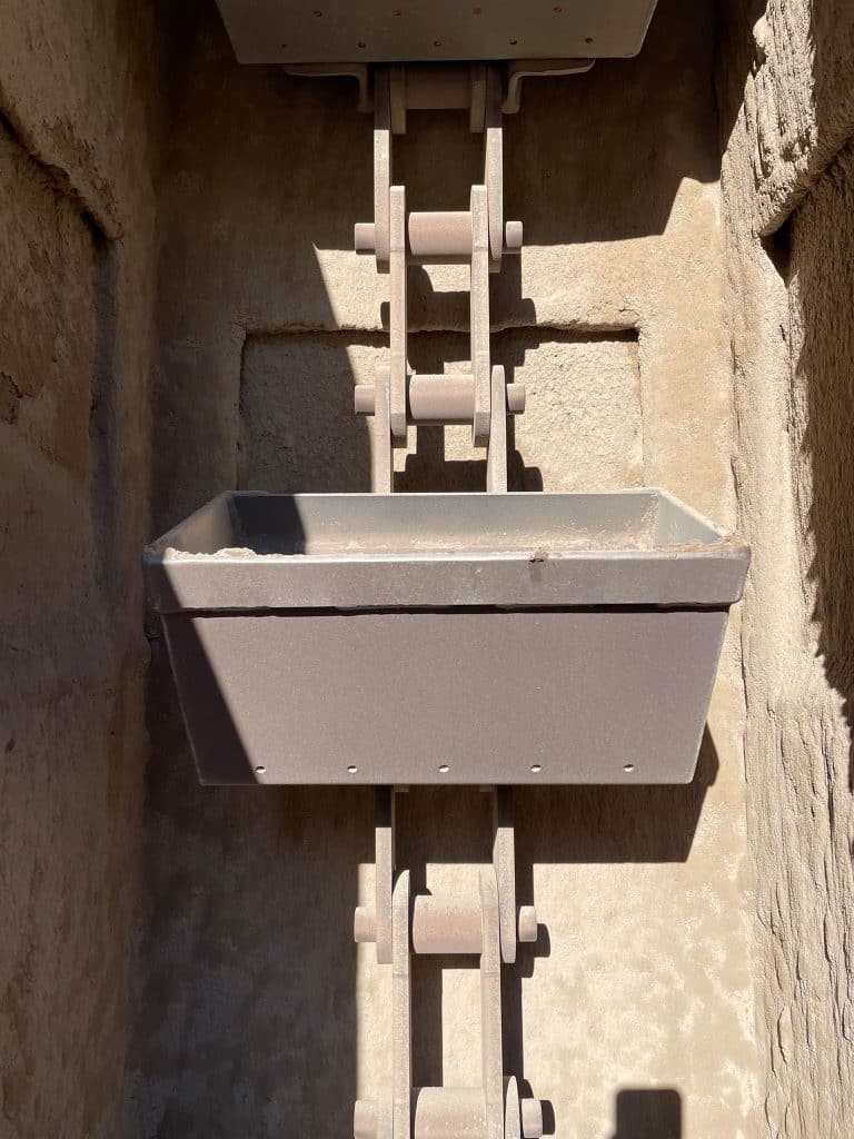 The new central chains from RUD are used in high-performance bucket elevators. Photo: RUD