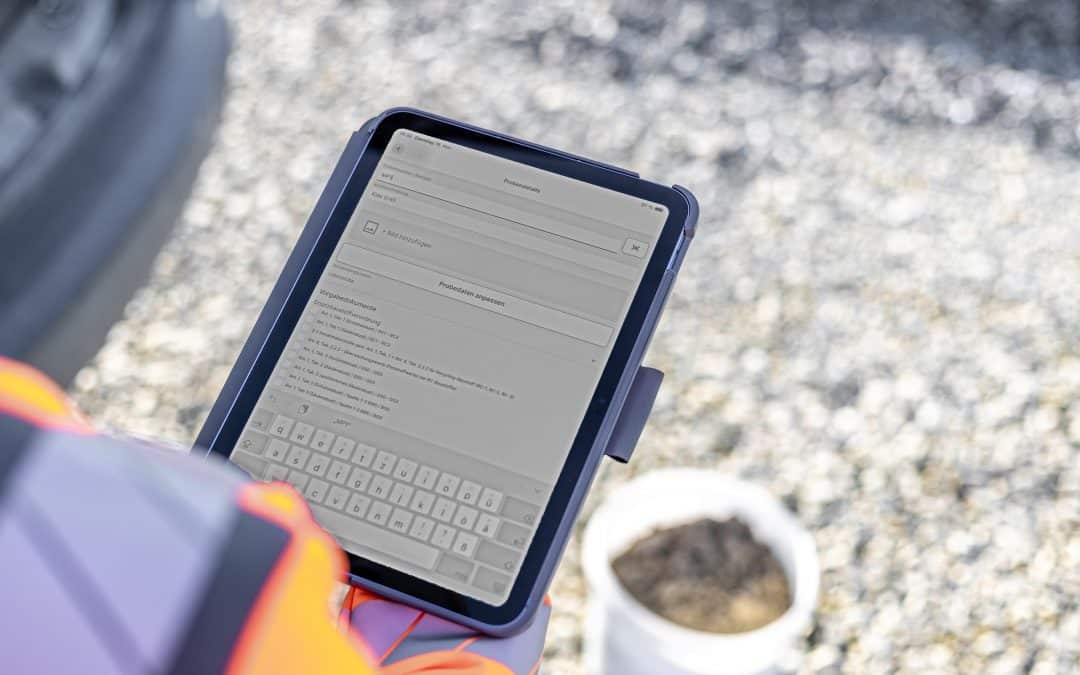 Smarte Bodenproben mit DECLARO: Die App wickelt den gesamten Prozess einfach und digital ab. Foto: DECLARO