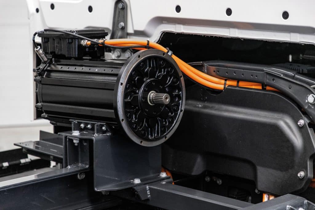 Bei ihren E-Lkw setzen die Max Wild GmbH und die Gomm Fahrzeugbau GmbH leistungsstarke Motoren und Generatoren ein. Foto: Max Wild GmbH