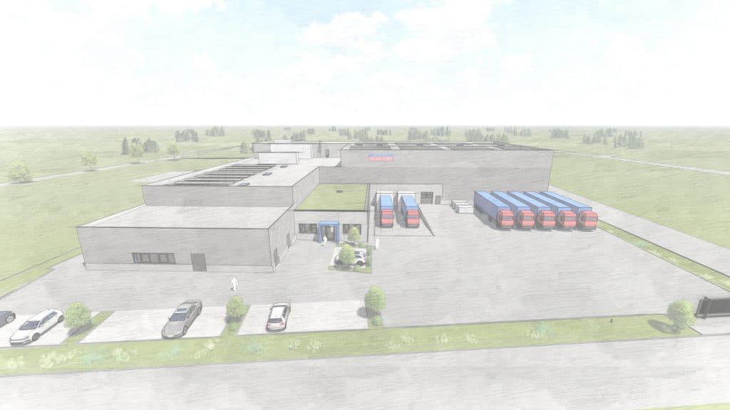 Ca. 18 Millionen Euro investiert die Walter Gott Produktions GmbH & Co. KG in ihren neuen Standort und die Walter Gott ICE FACTORY im Gewerbegebiet Brühlwiesen Süd in Berkheim-Illerbachen. Foto: Wild Projektentwicklung GmbH