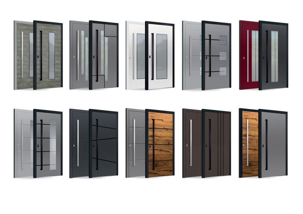 Sämtliche Türen aus dem Haustürenprogramm „Edition 26“ von Gugelfuss sind auch als Black-Edition erhältlich. Foto: Gugelfuss