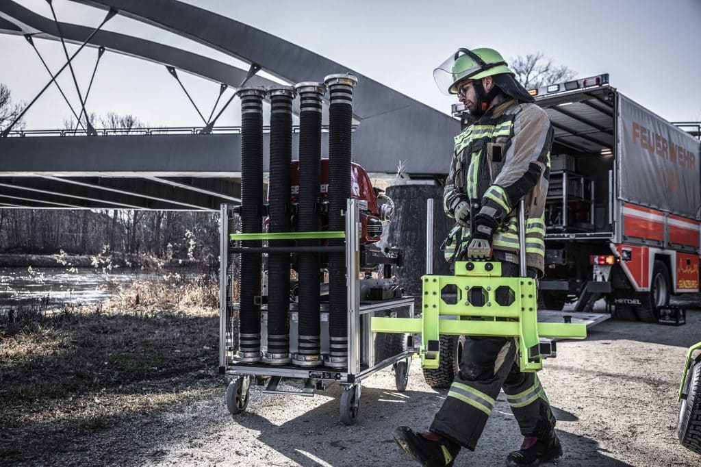 Das Offroad-System Premium der Munk Rettungstechnik ist schnell montiert. Foto: Munk Group