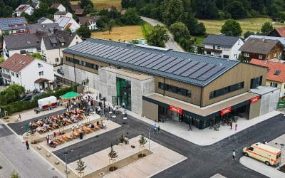 Der neue Heidenbühlpark sichert die Nahversorgung in Berkheim