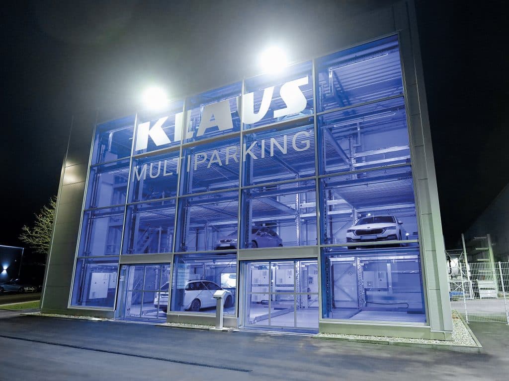 In Aitrach steht das kVarium, der Showroom des kVario von Klaus Multiparking. Foto: Klaus Multiparking