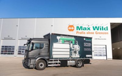 Mudcleaner Truck auf der Nordbau